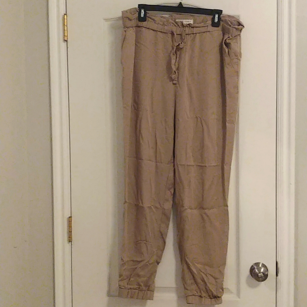 Downeast paperbag waist high rise joggers